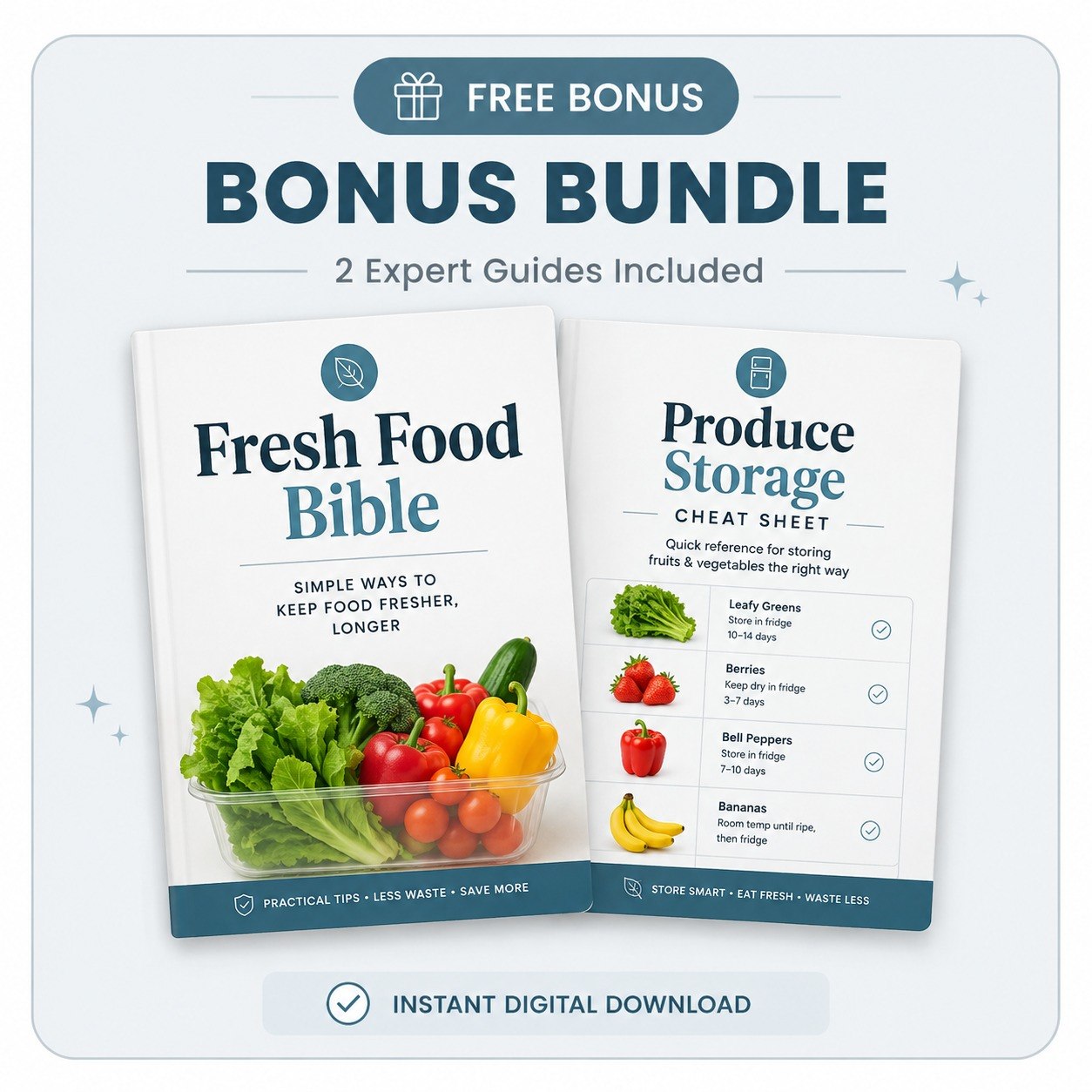 Food Bible + Storage Cheat Sheet